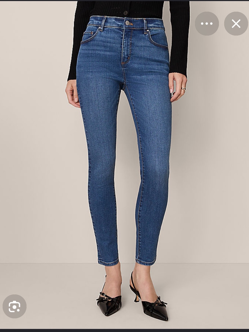 Ann Taylor Loft Curvy Skinny Jeans